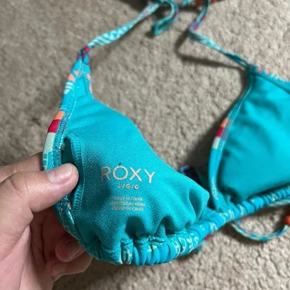 Roxy women’s large bikini top blue - Picture 5 of 5